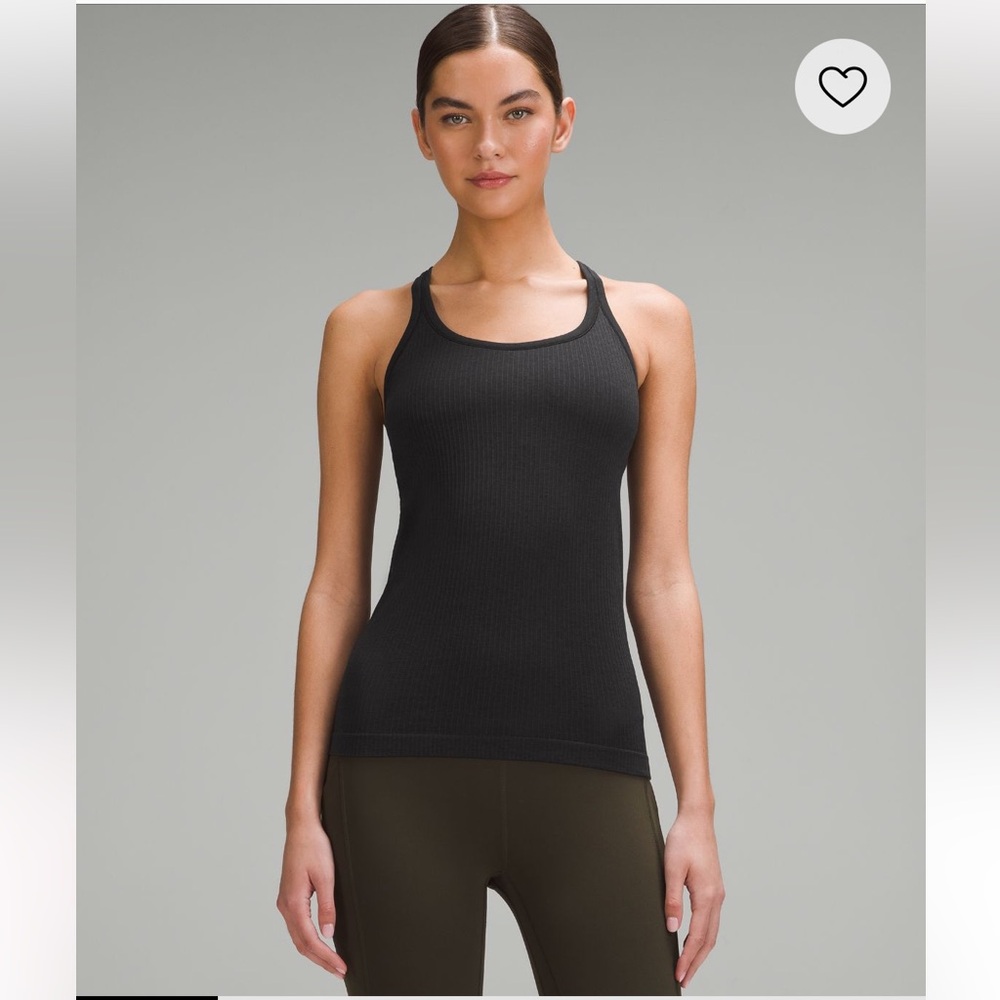 Lululemon Ebb To Street Tank Top in Black